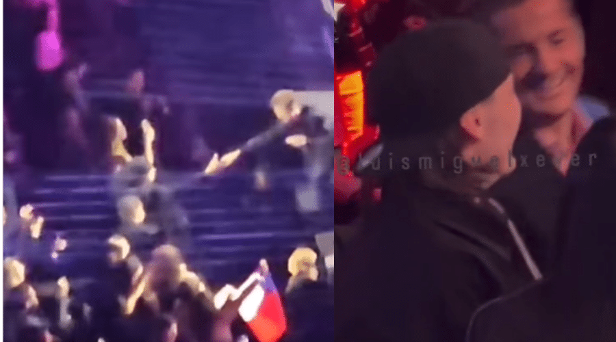 imagenes de peso pluma en el concierto de luis miguel