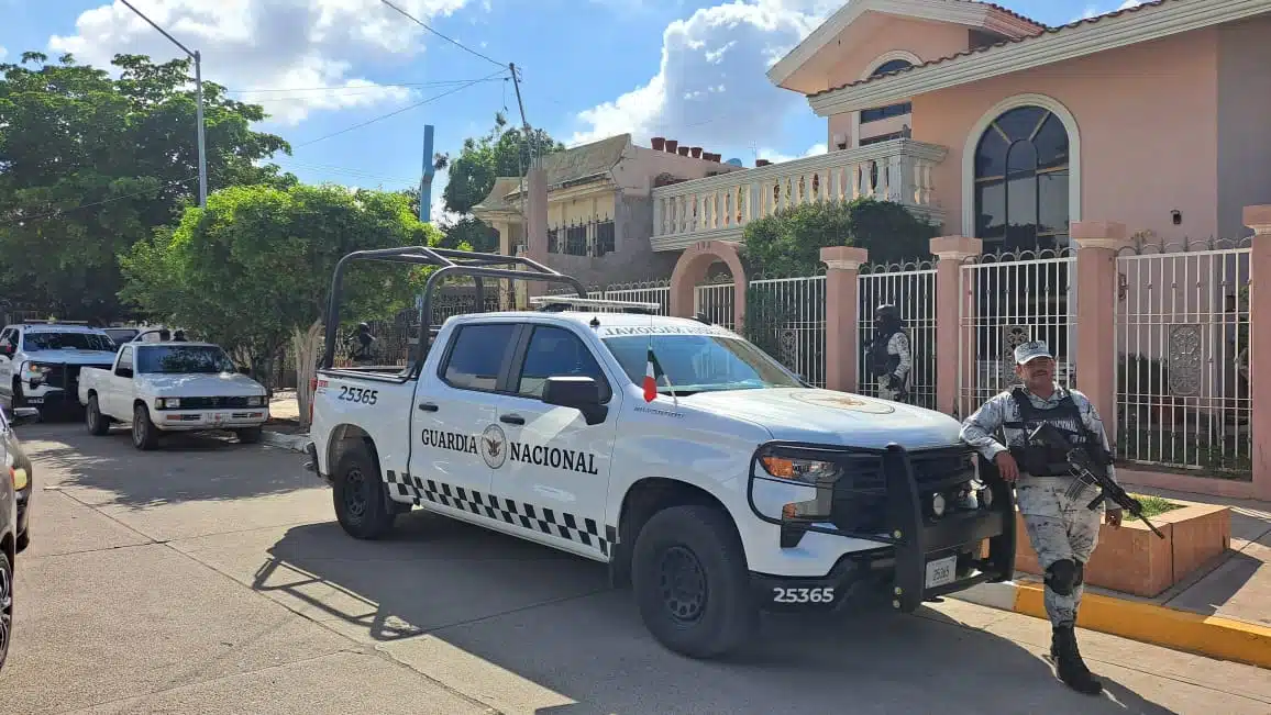 Elementos de la guardia nacional.