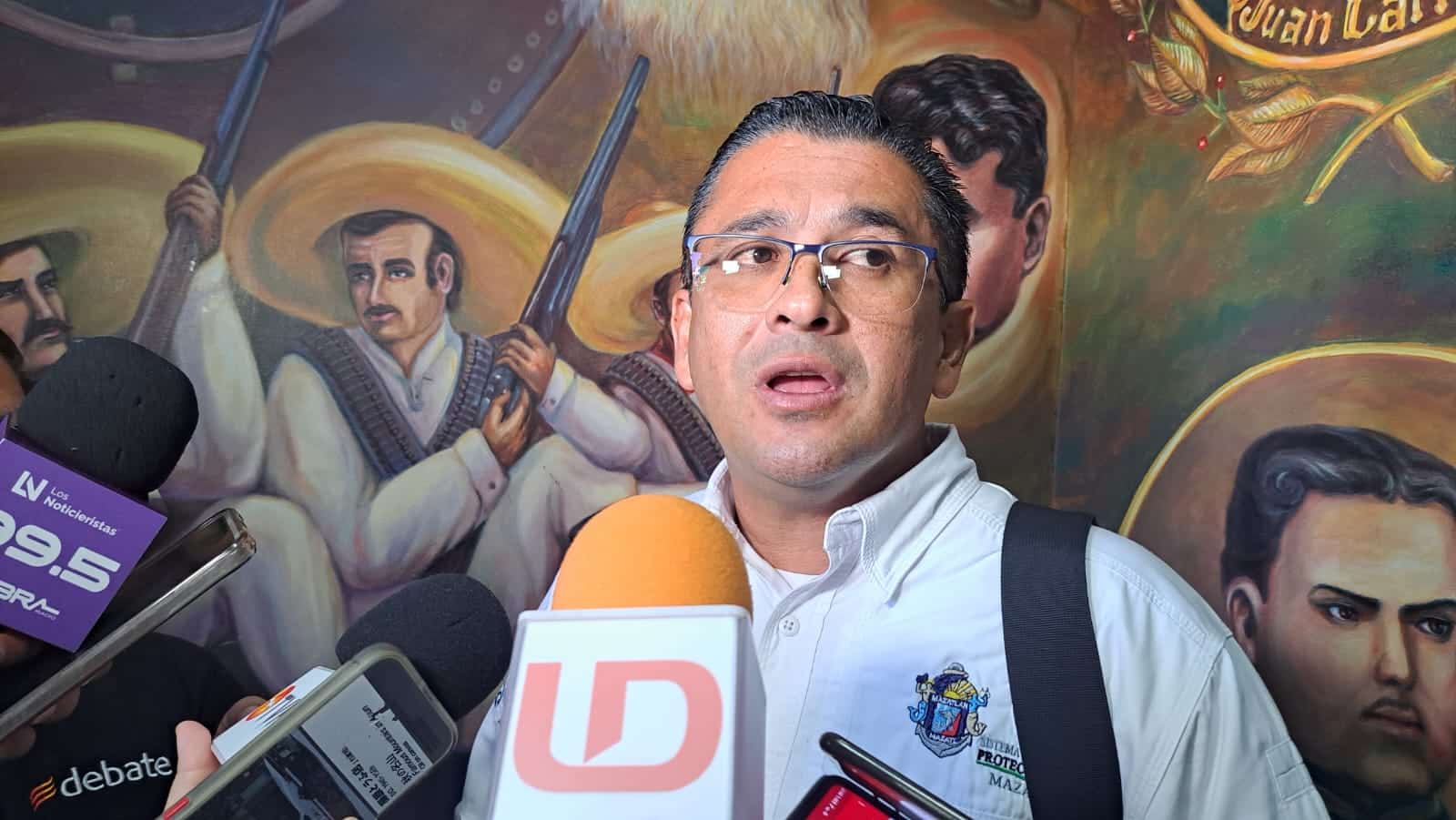 Eloy Ruiz Gastélum, titular de Protección Civil en Mazatlán.