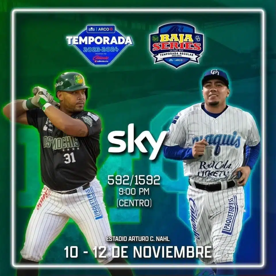 Partido de beisbol entre Cañeros y Yaquis