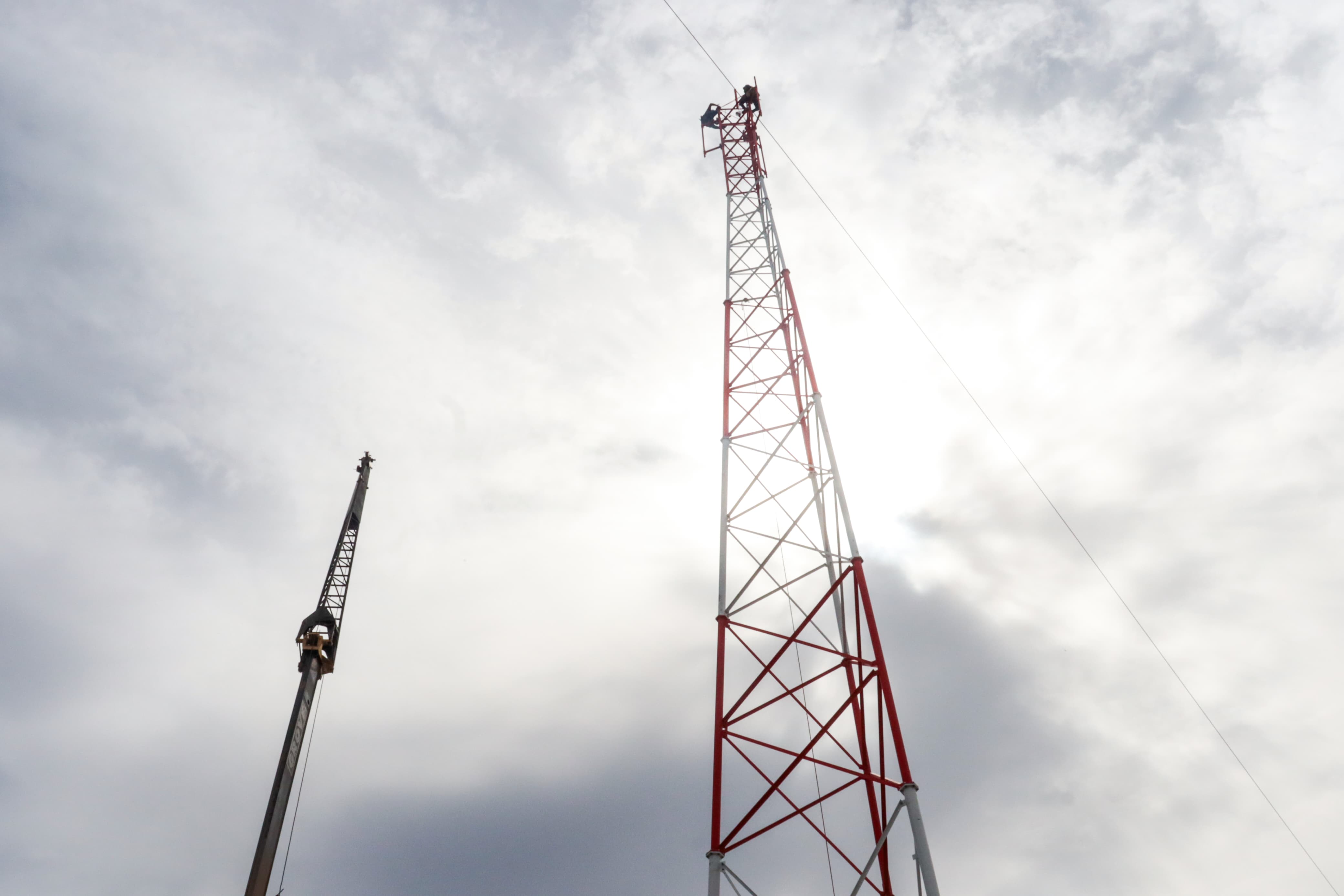 Antena instalada en la escuela secundaria número 94 ubicada en el fraccionamiento Nuevo Horizonte
