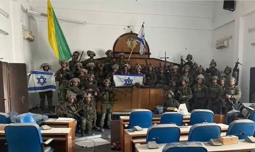 Israel toma parlamento en Gaza