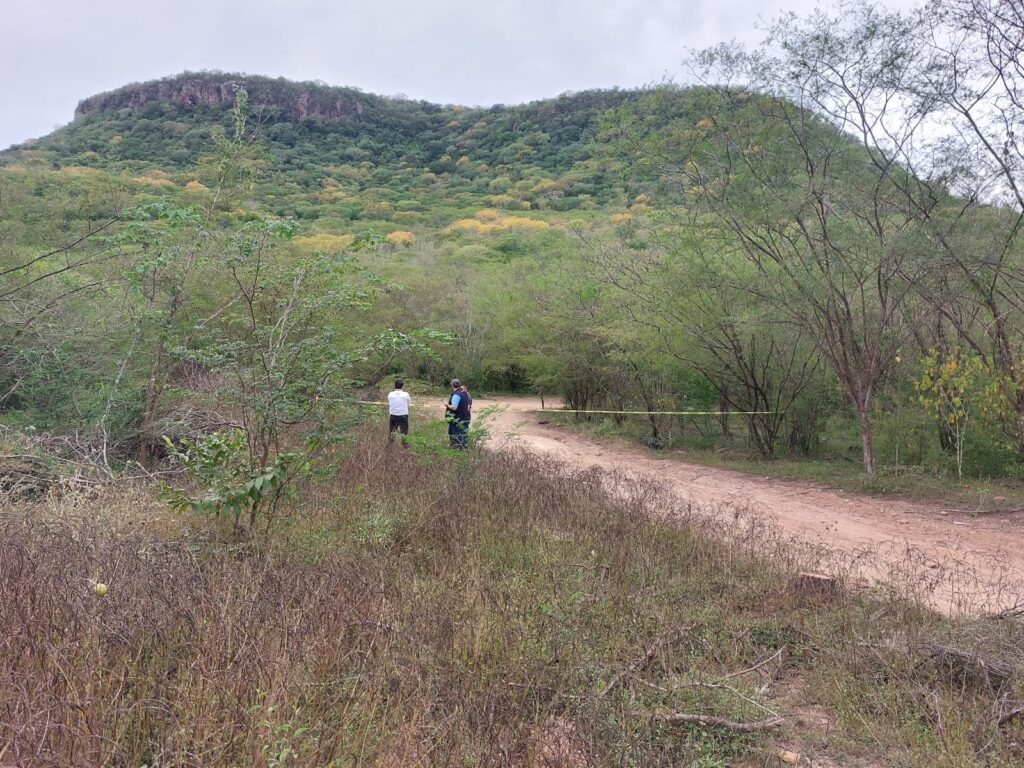 Lugar donde encontraron un hombre asesinado en Culiacán