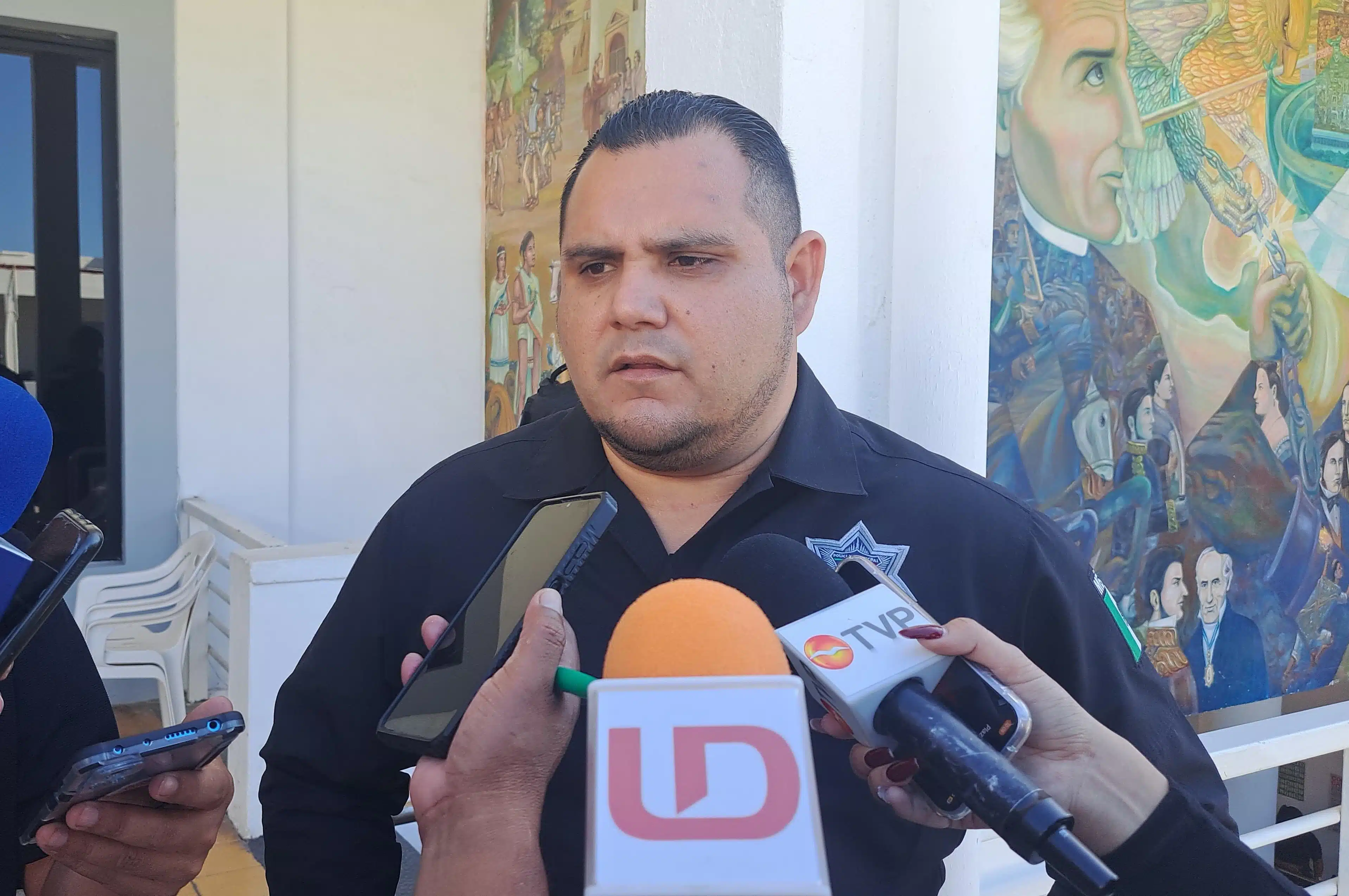 Jaime Othoniel Barrón Valdez, secretario de Seguridad Publica en Mazatlán.