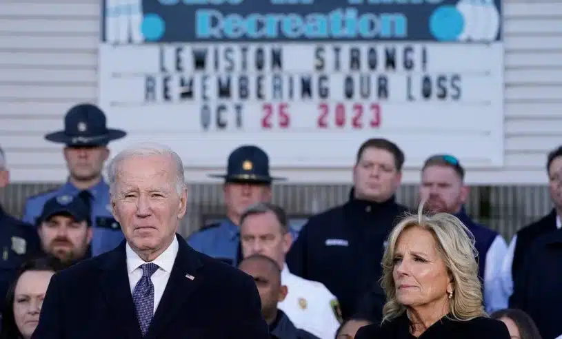 Joe Biden expresa sus condolencias por víctimas en Lewiston
