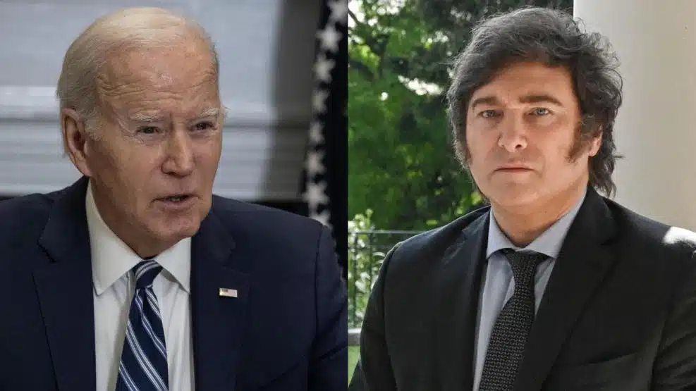 Biden declina asistir a toma de posesión de Javier Milei