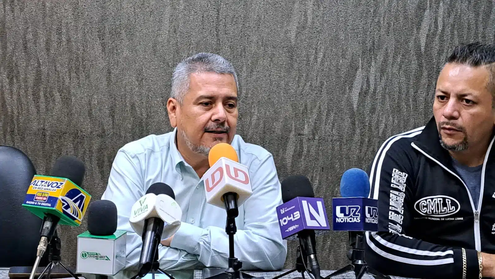 José de Jesús Ramos Ortiz en rueda de prensa
