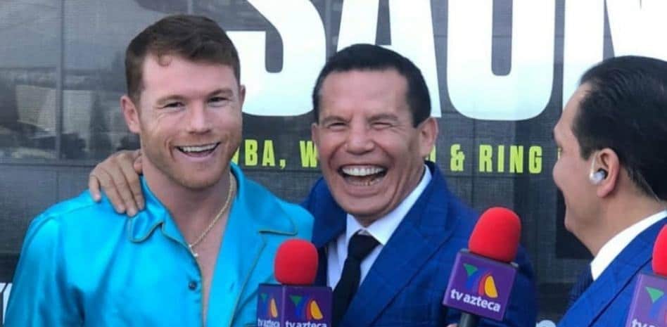Julio César Chávez y Saúl “Canelo” Álvarez