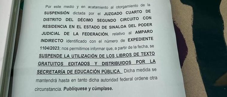 Comunicado de un colegio de Culiacán