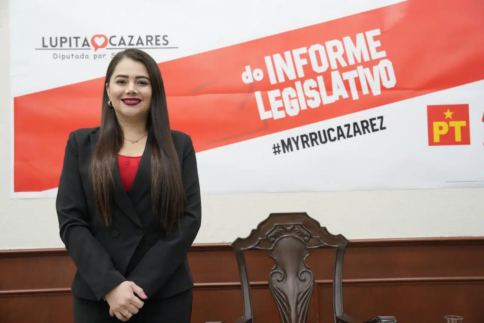 Lupita Cazares diputada local del PT en Culiacán