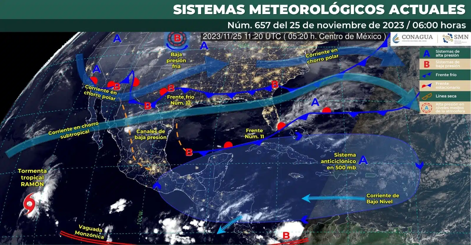 Mapa de México clima