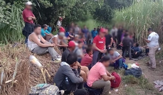 Migrantes abandonados en Veracruz