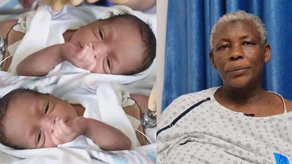 Mujer de 70 años de edad da a luz a gemelos en Uganda