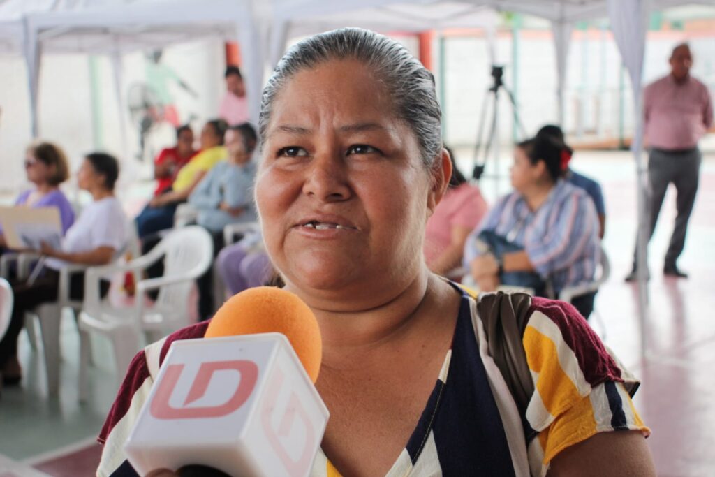 Mariana Mayorquín Zamora, habitante de Villa Unión.