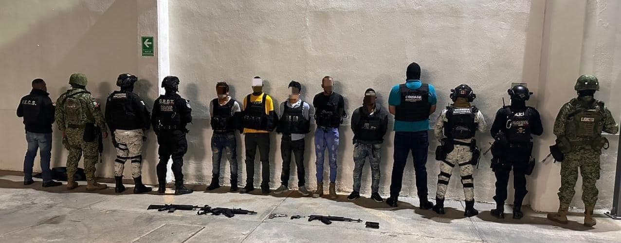 Los detenidos en Zacatecas