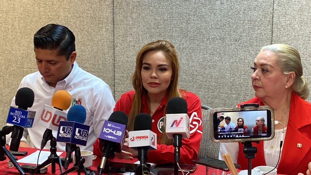 Paola Garate  Valenzuela, presidenta del PRI en Sinaloa.
