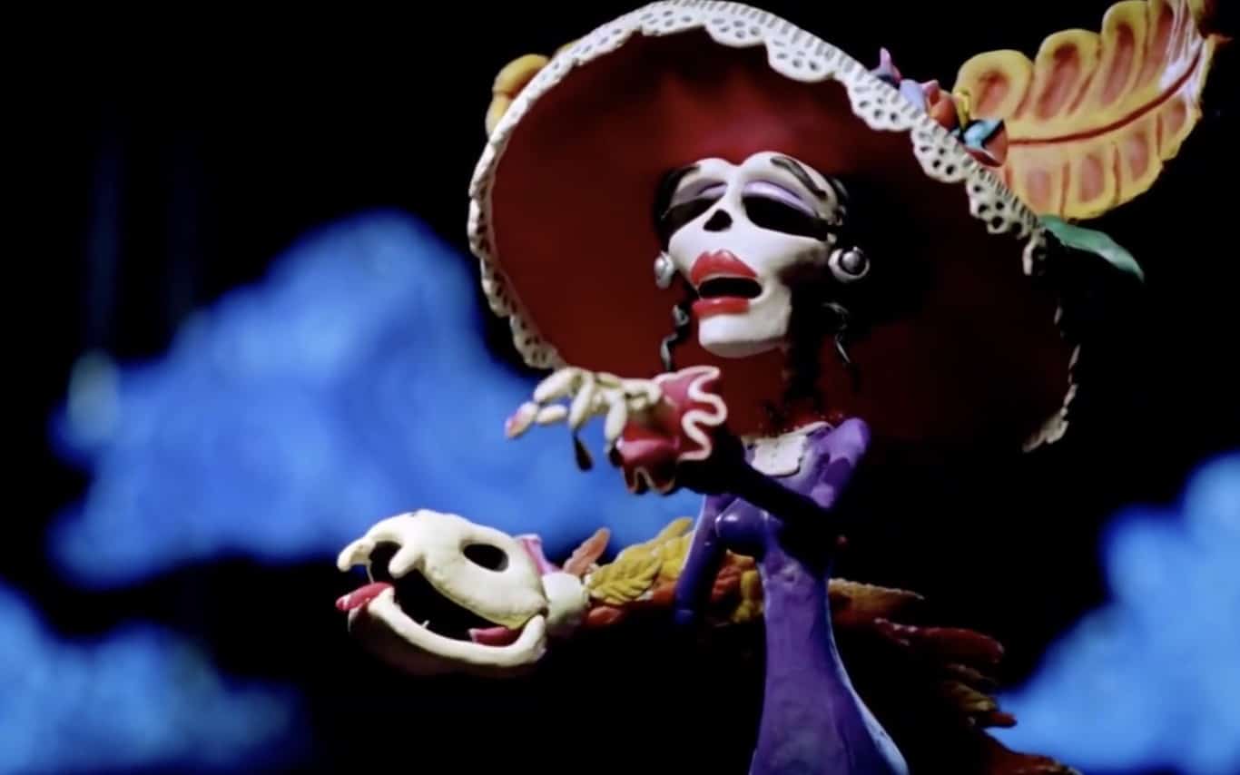 Figura de catrina en Día de Muertos