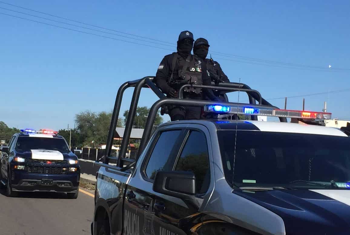 Camioneta de la Policía Municipal