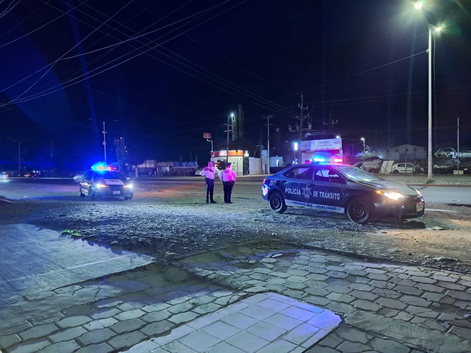 Agentes de la policía de tránsito