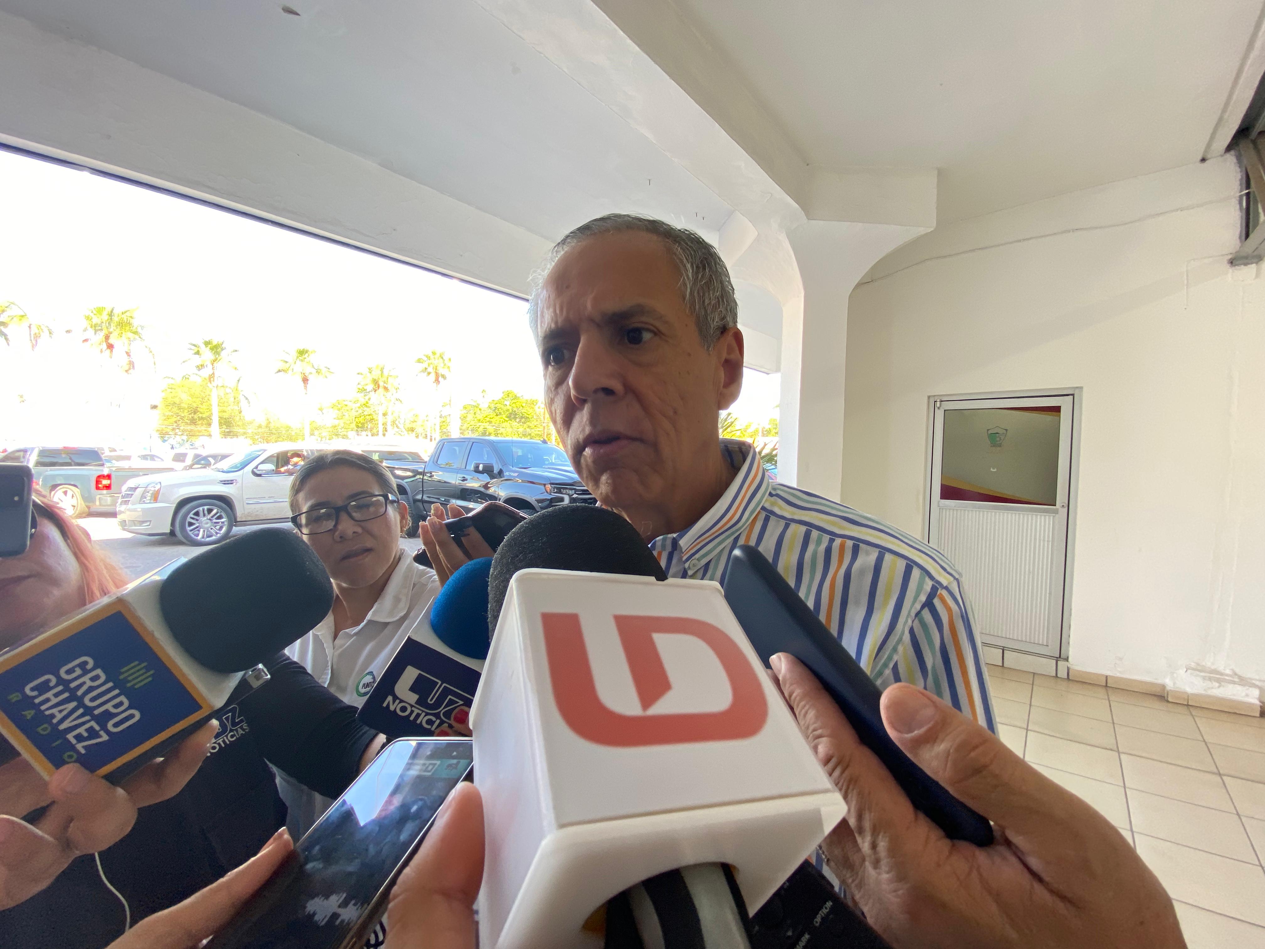 Presidente municipal de Ahome, Gerardo Vargas Landeros.