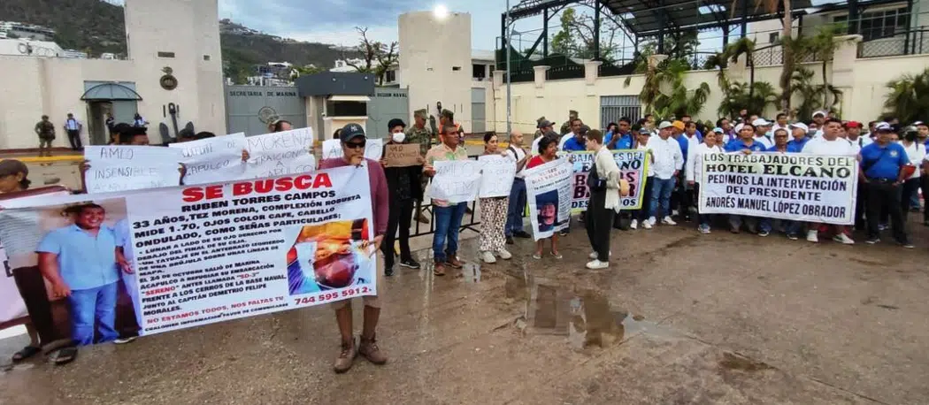 Pobladores de Acapulco protestan