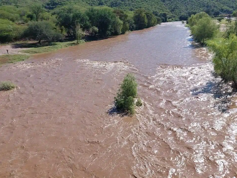 Incremento del río de Choix