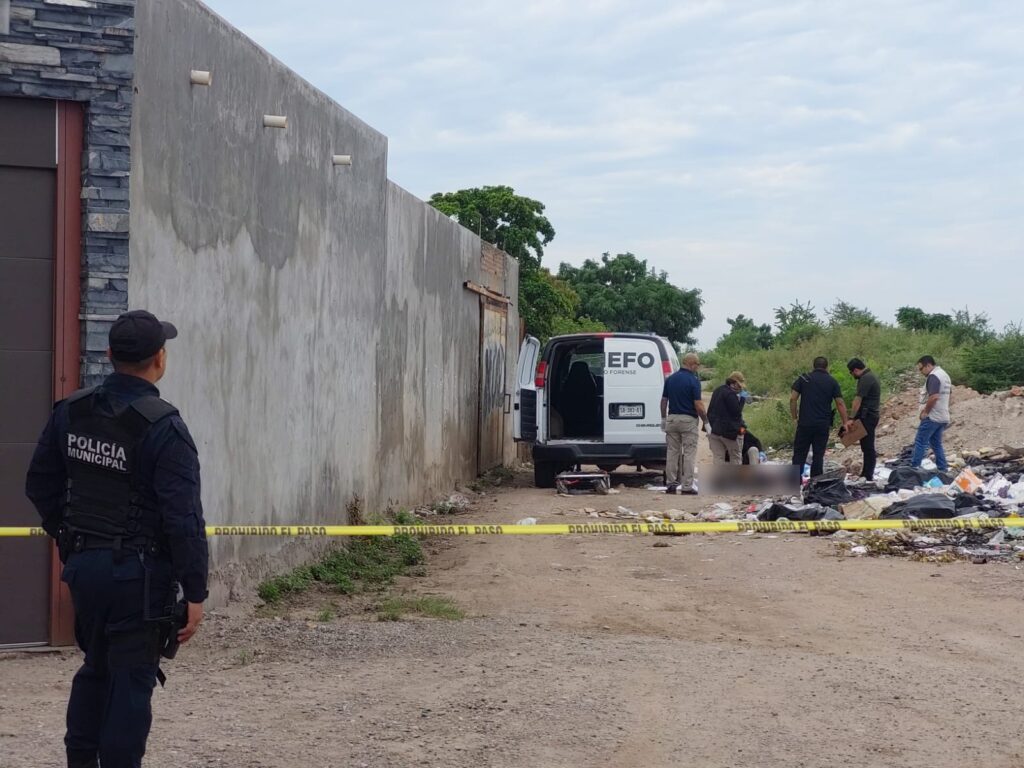 SEMEFO en un basurero clandestino en Culiacán