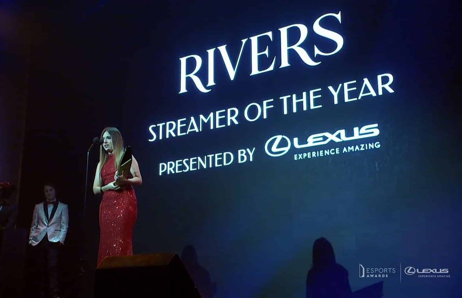 Riversgg becomes Streamer of the Year at Esports Awards 2023