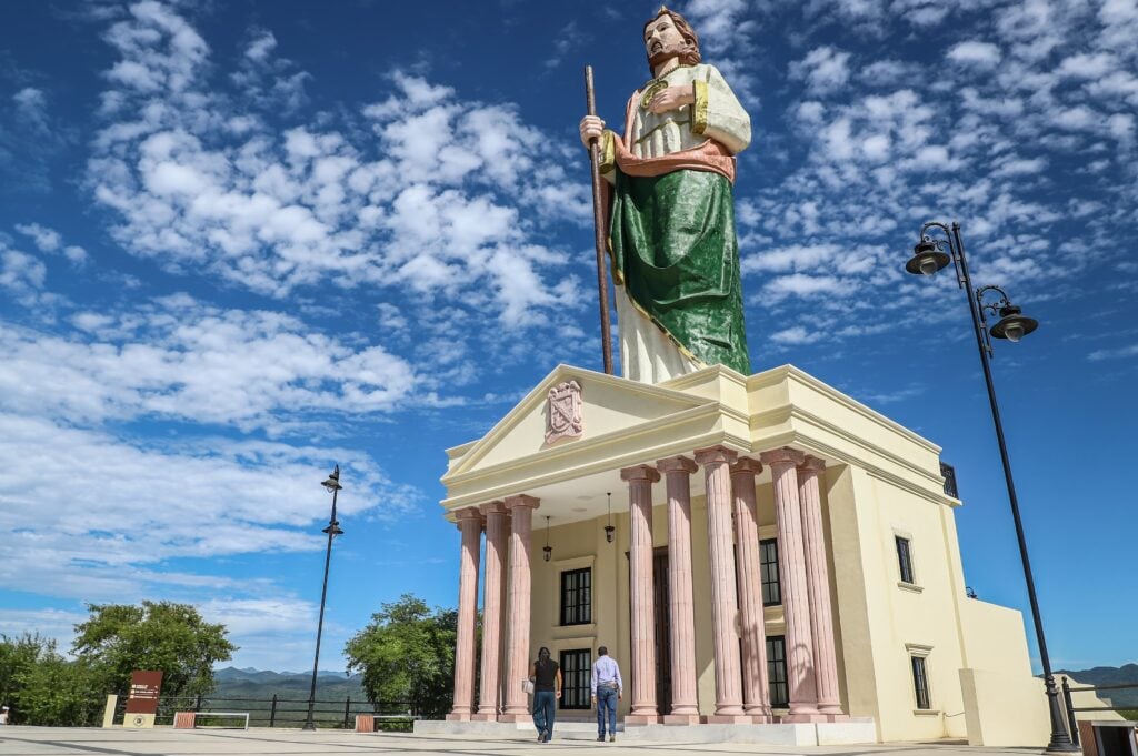 San Judas Tadeo en el Parque Mirador de Badiraguato