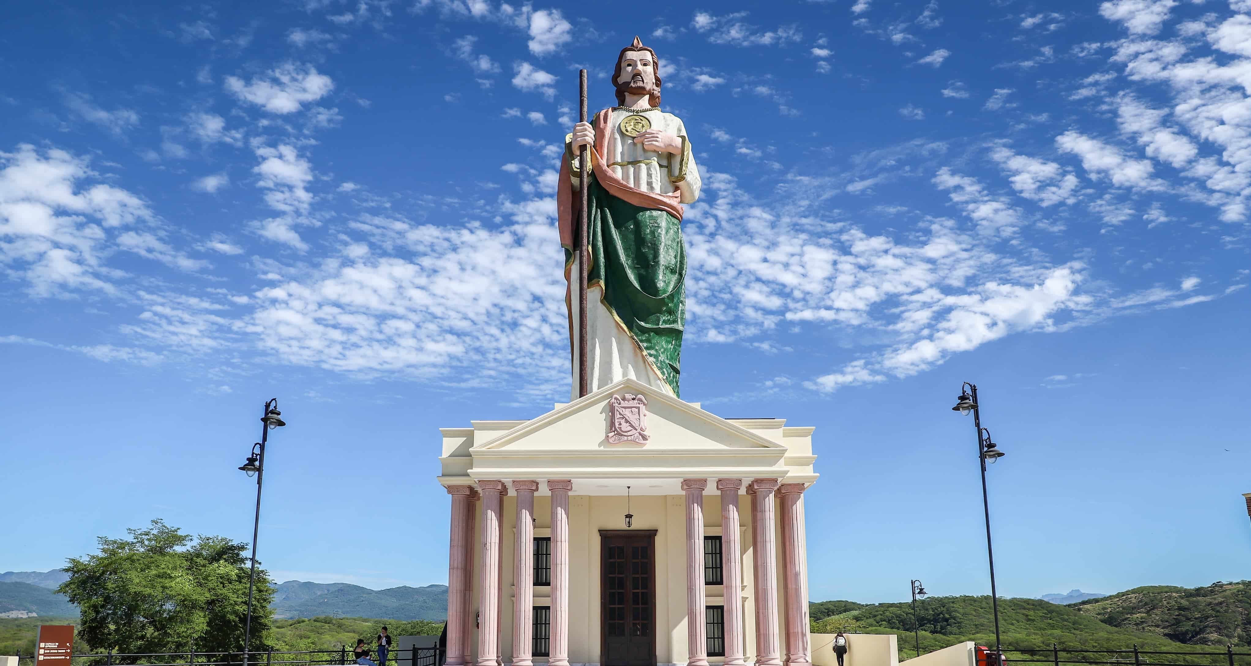 San Judas Tadeo en el Parque Mirador de Badiraguato