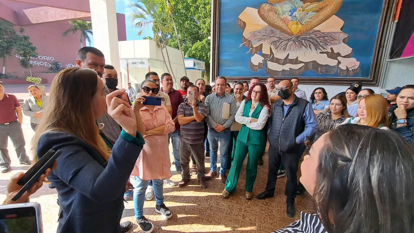 Manifestación de exintegrantes de Satag