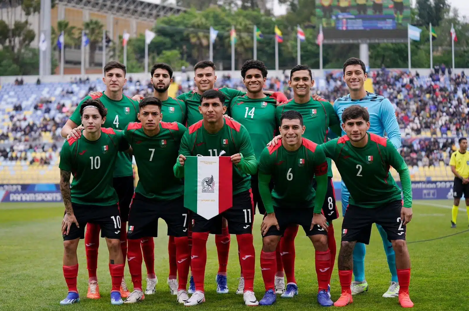 equipo de la Selección Mexicana Sub-23