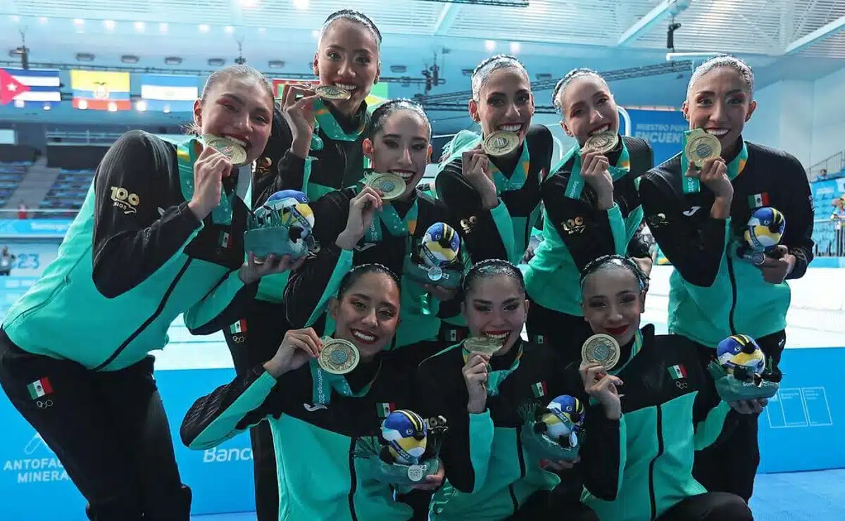 Seleccion mexicana de natación artística en los Juegos Panamericanos 2023