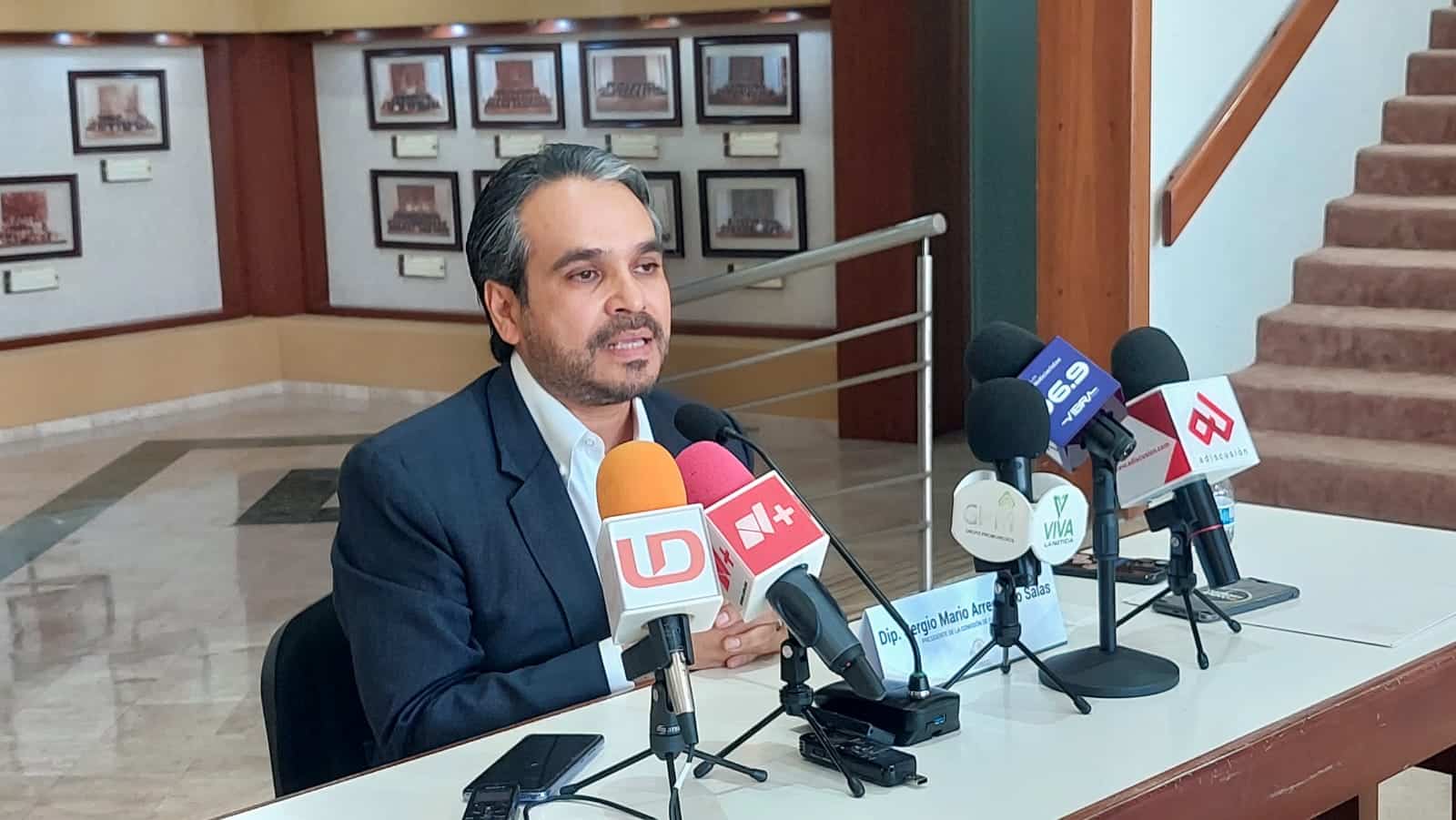 Mario Arredondo Salas en rueda de prensa