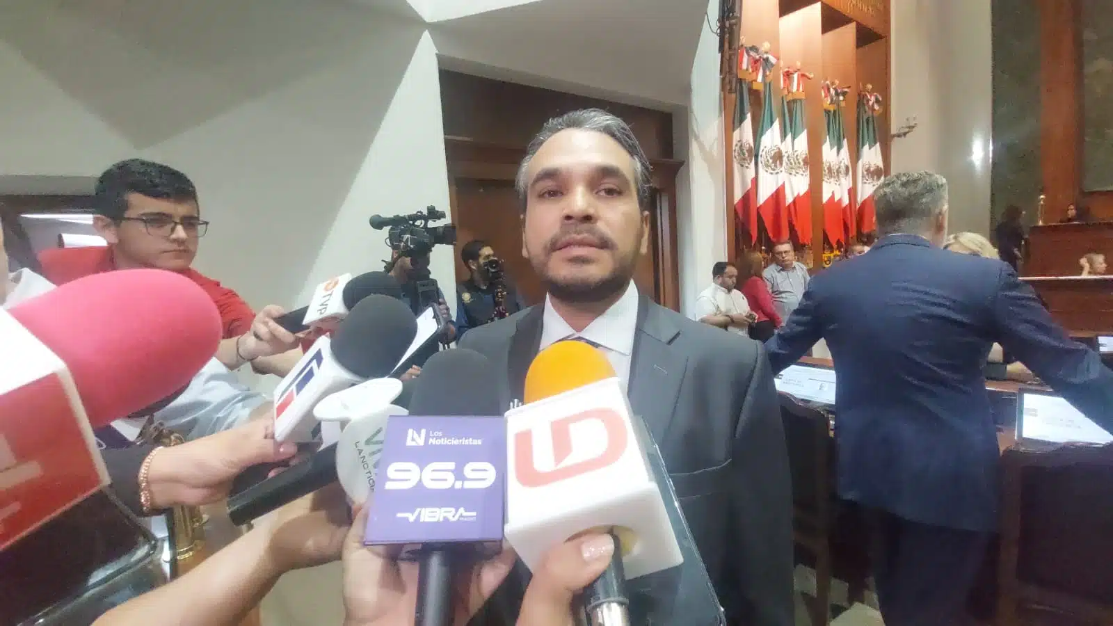 Sergio Mario Arredondo Salas en el congreso del estado de Sinaloa en Culiacán
