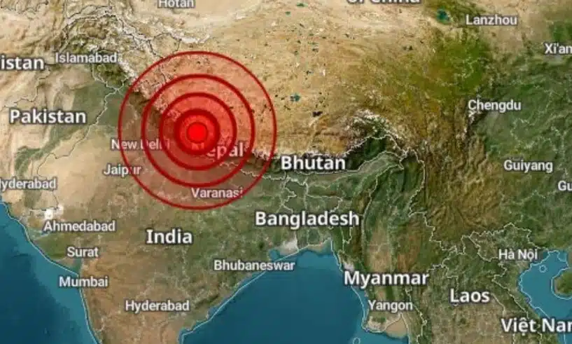 Sismo en Nepal deja 69 muertos