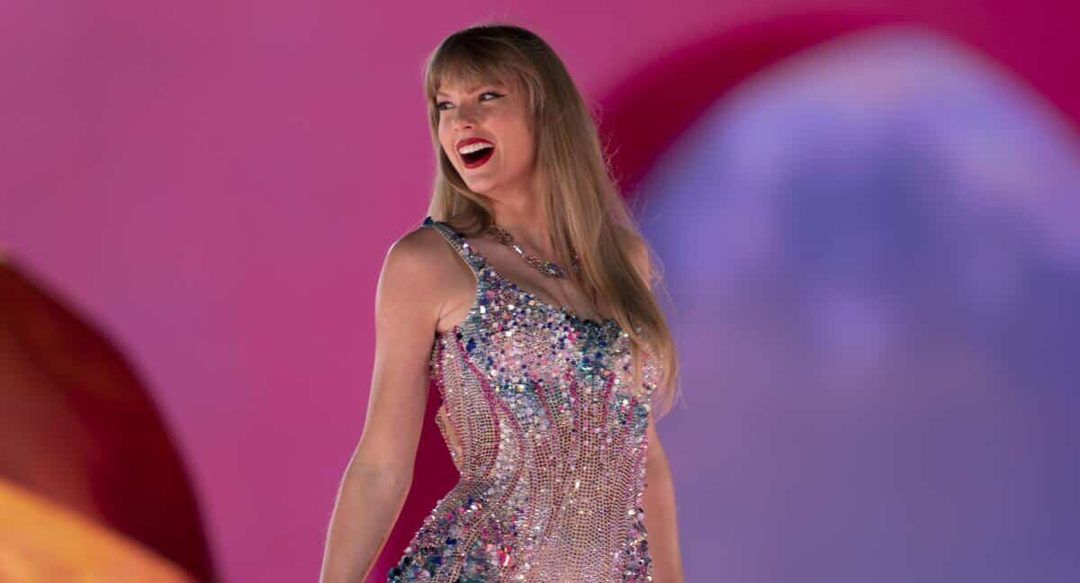 Taylor Swift en su concierto Eras Tour