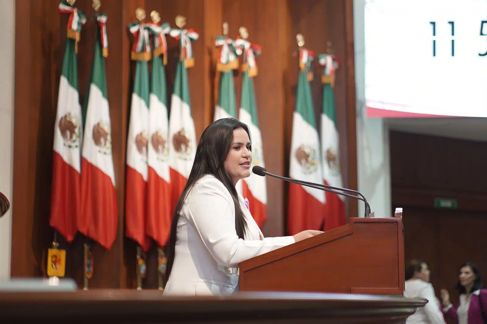 Viridiana Camacho Millán, presidenta de la Comisión de Salud del Congreso del Estado.