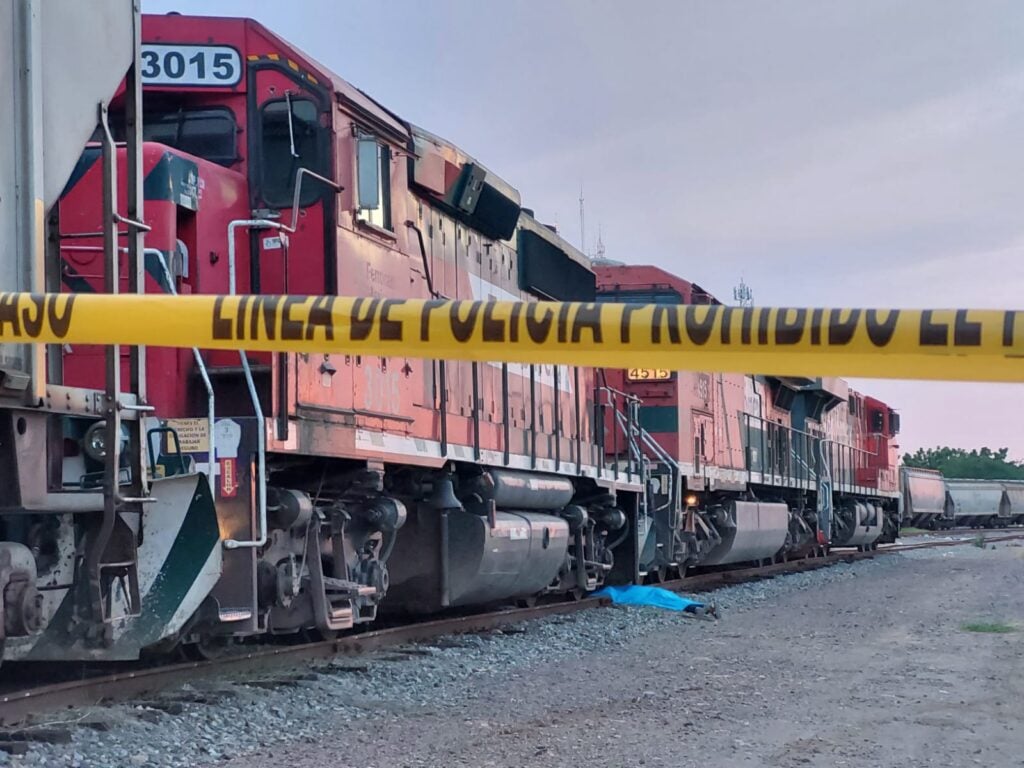 Hombre arrollado por el tren en Culiacán