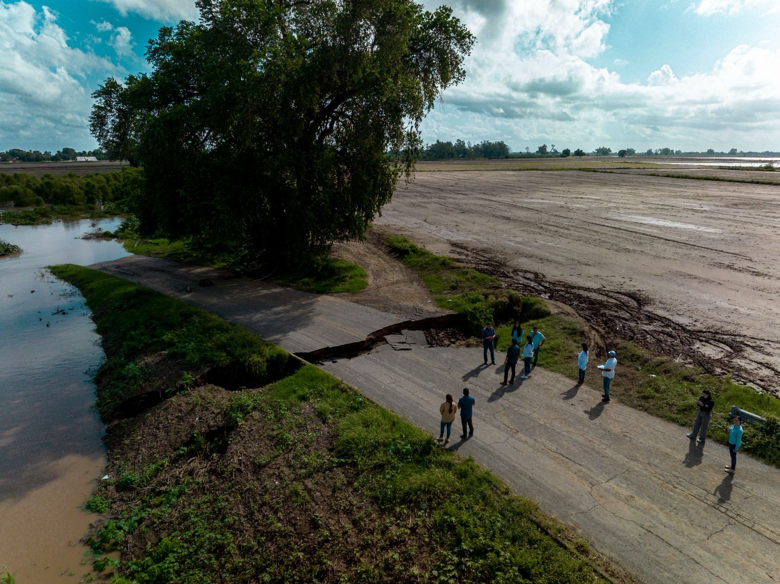 Obras reporta 25% de avance en reparación de caminos y carreteras afectados por “Norma”