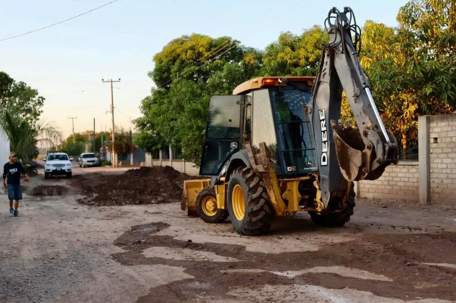 Obra de alcantarillado