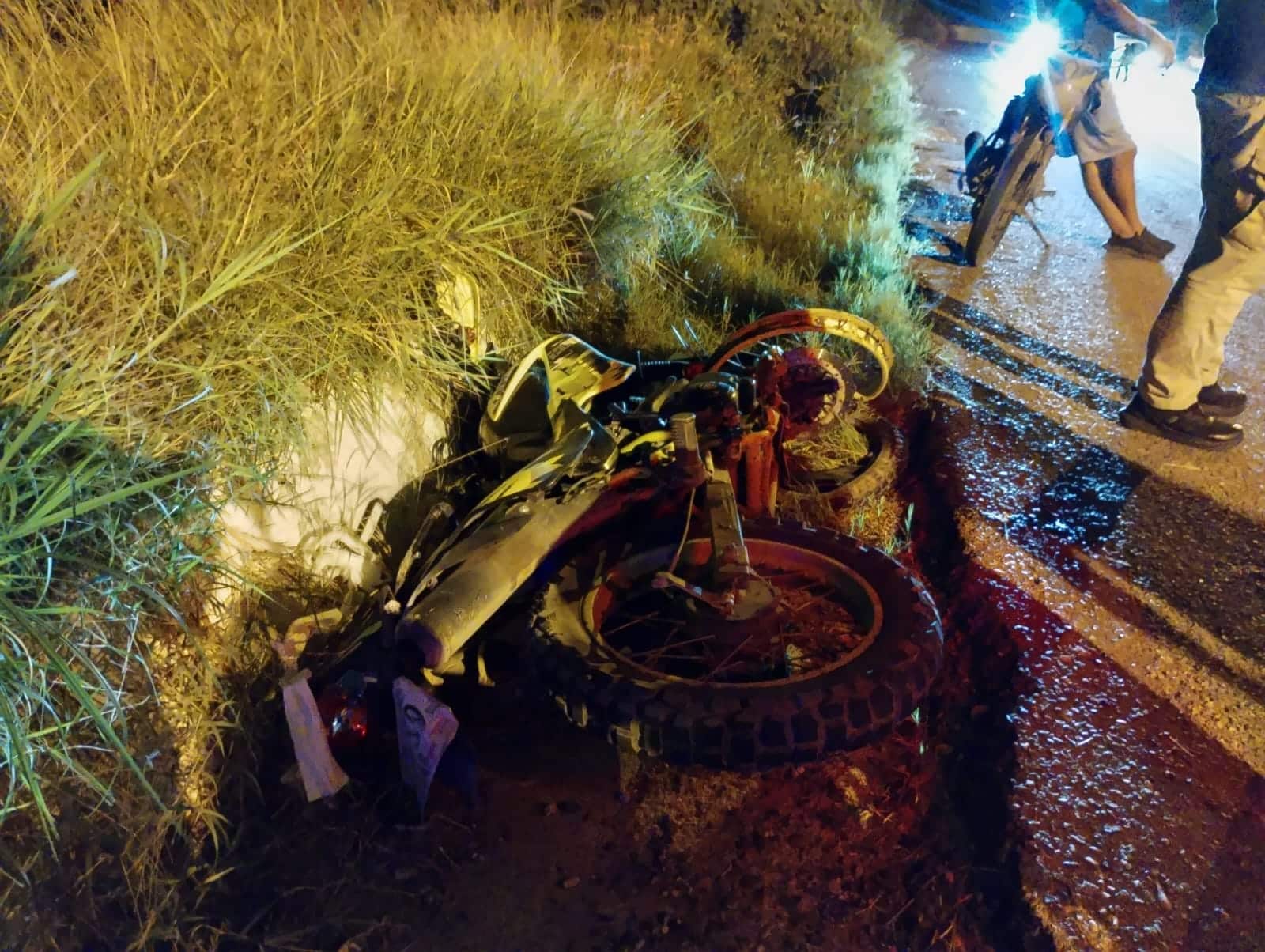 Accidente de moto