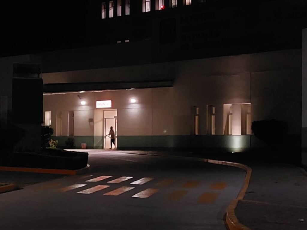 Urgencias del Hospital General de Mazatlán.