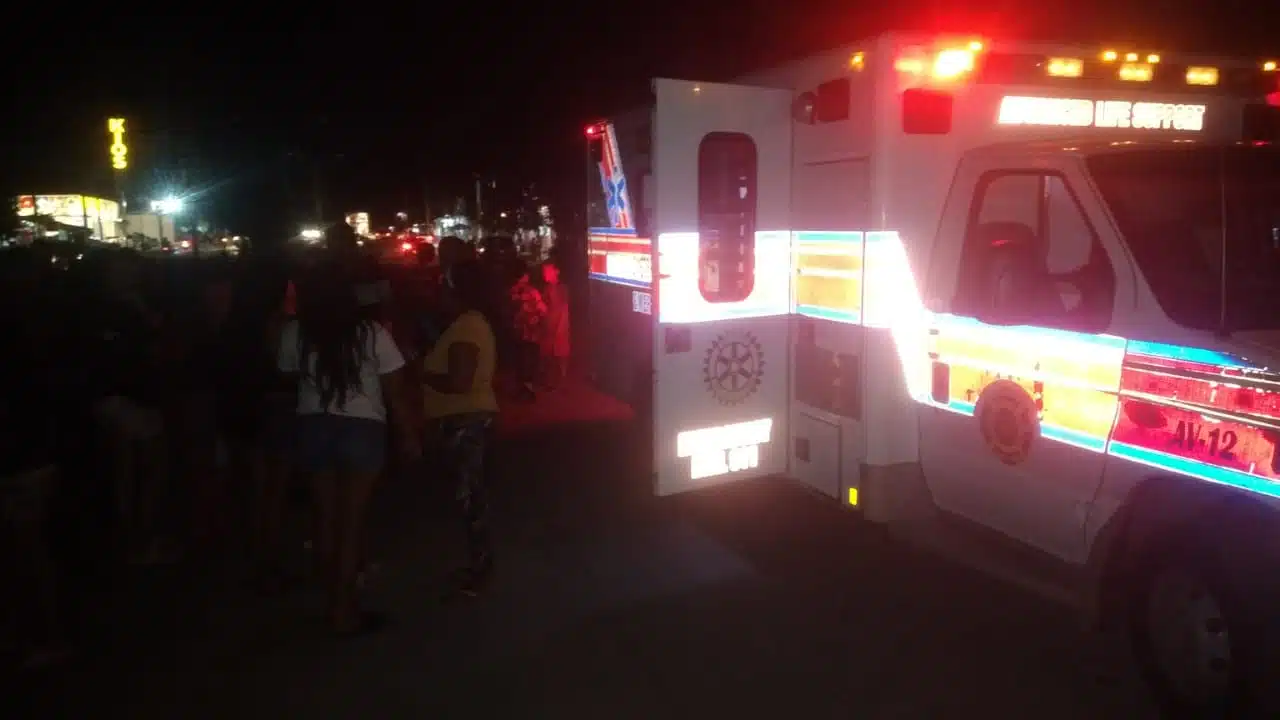 Emergencia Mazatlán accidente de moto