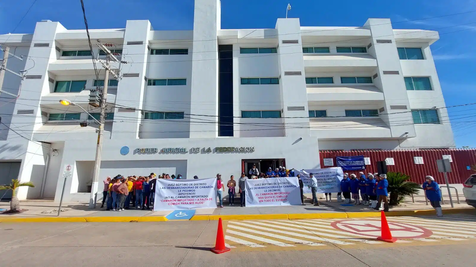 Trabajadores se manifestaron en el Poder Judicial