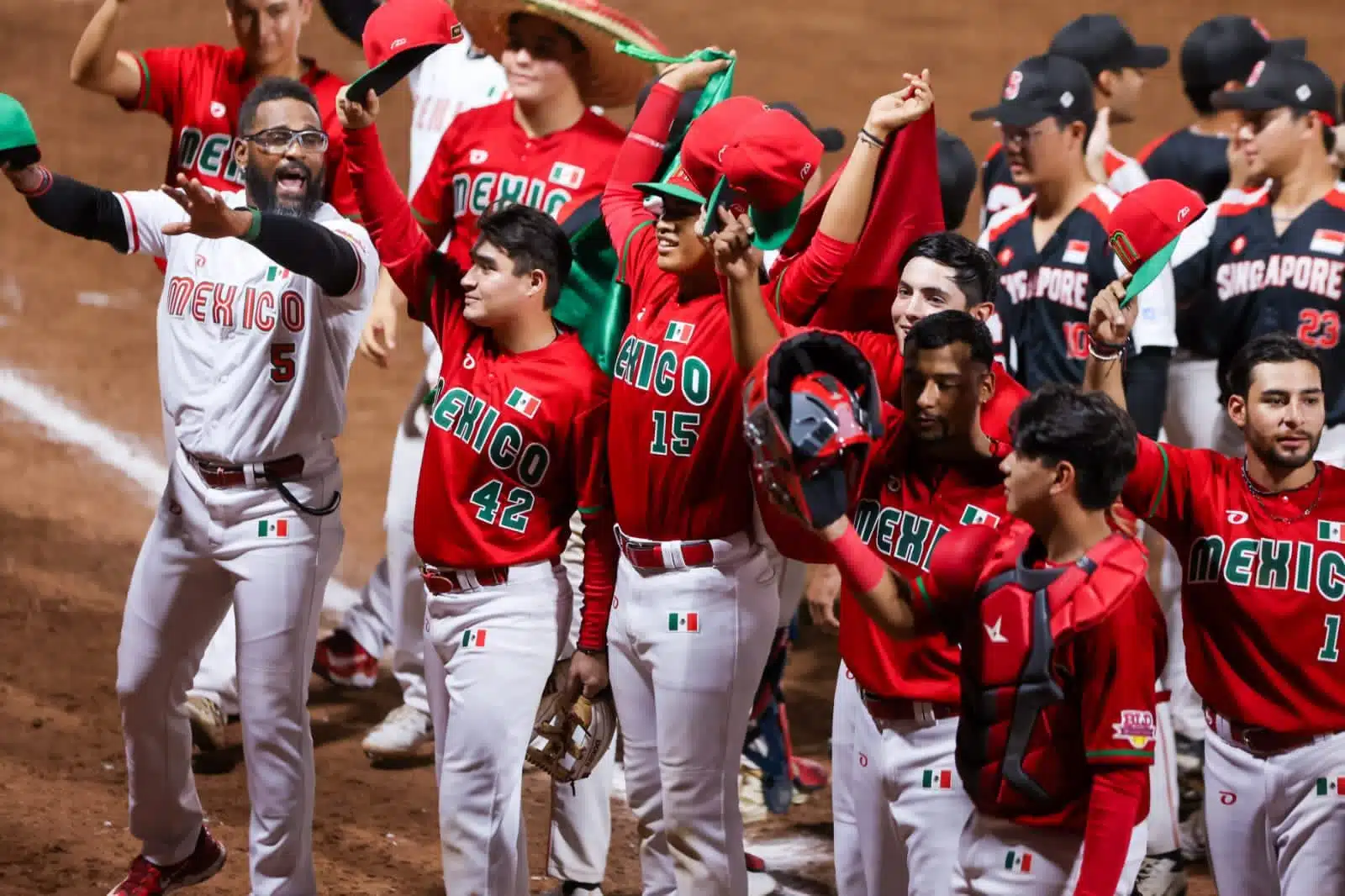 México vs Singapur en el Mundial de Softbol