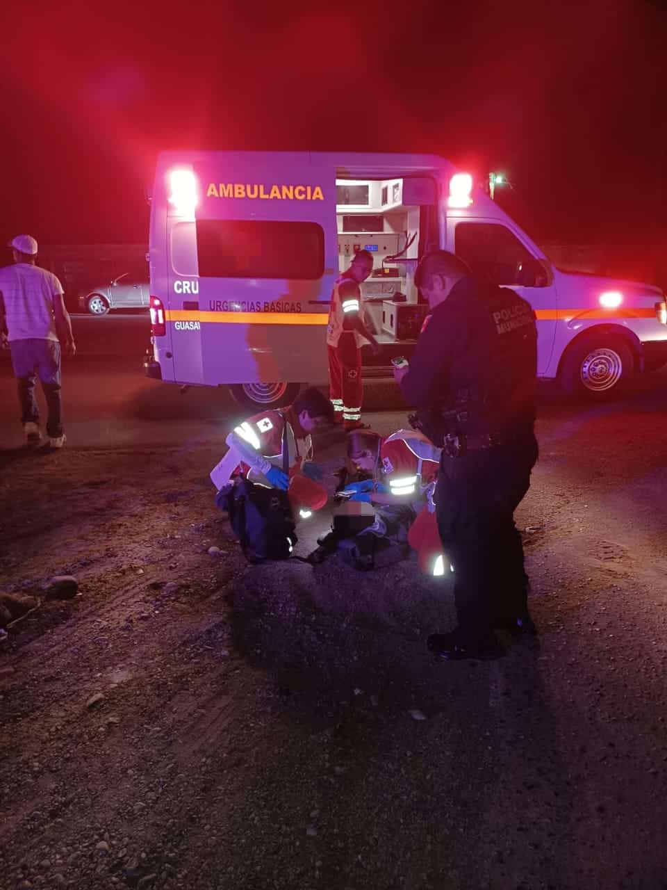 Atropellado en Guasave