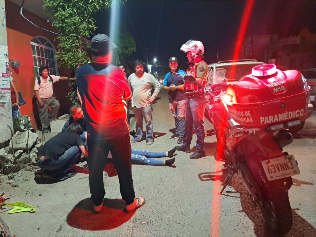Accidente de moto en Culiacán