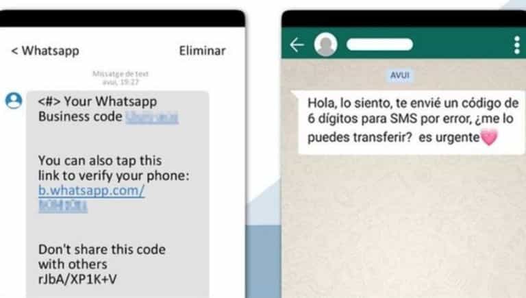 Aletan por estafa de los 6 dígitos en WhatsApp