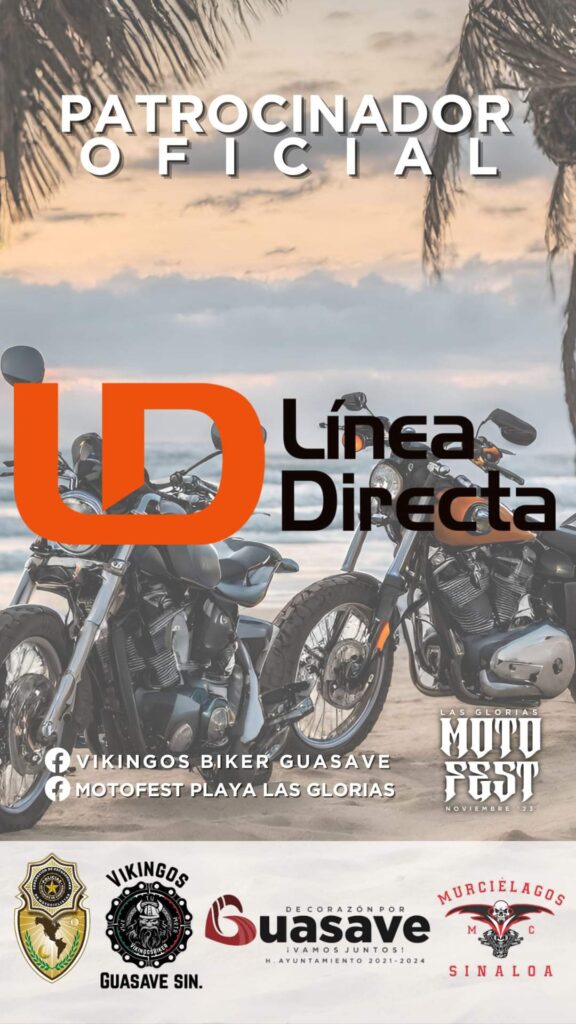Línea Directa patrocinador oficial del Moto Fest Las Glorias 2023